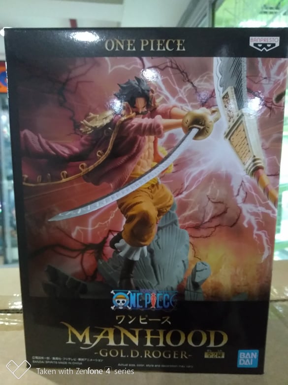 Banpresto One Piece Manhood Gol D Roger Jnjt Collectibles